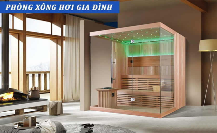 Thi công phòng máy xông hơi khô ướt tại Vinh Nghệ An